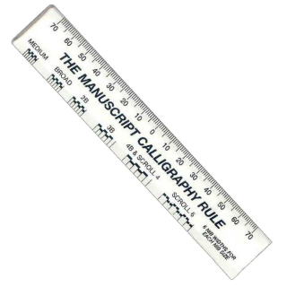 Kaligrafické pravítko MANUSCRIPT 