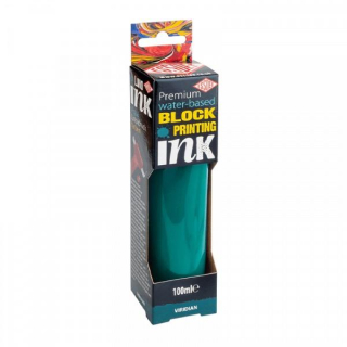 Farba na linoryt Essdee, 100ml - tmavá zelená