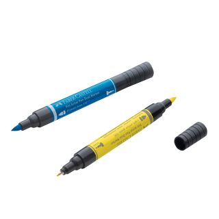 Umelecké obojstranné fixky Pitt Artist Pen Dual Marker Faber-Castell (rôzne odtiene