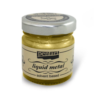Tekutý kov PENTART - 30 ml - antická zlatá