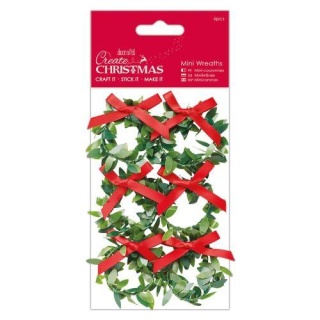 DOCRAFTS Vianočné mini venečky (6ks)