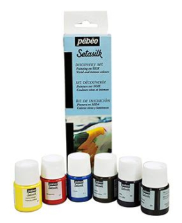 Sada 6 x 20 ml Pebeo Setasilk Discovery na hodváb