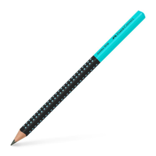 Grafitová ceruzka Grip Jumbo/HB Two Tone čierna/tyrkysová