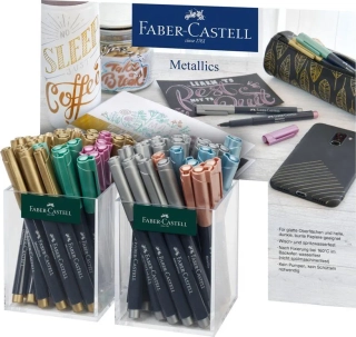 Metalické popisovače display 60 ks