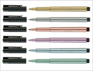 PITT umelecký popisovač METALLIC (rôzne odtiene)