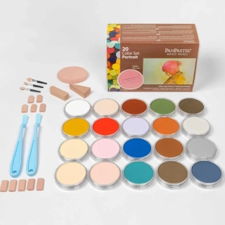 Sada 20 suchých pastelov Pan Pastel  - portrét