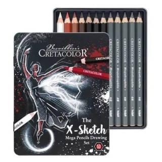 Sada na kreslenie X-Sketch Mega CRETACOLOR, 12ks
