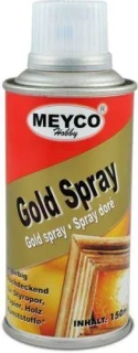 Metalický sprej MEYCO - zlatý, 150ml