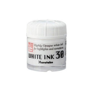 Atrament Kuretake, 30g - biely