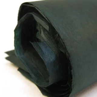 Himalájsky papier 50 x 75cm KHADI COLOR LOKTA - green, 30g/m2, 1ks