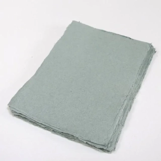 Bavlnený papier A5 Khadi -svetlý šedý, zrnitý, 150g, 1ks 