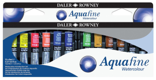 Sada 12x8ml akvarelových farieb D&R Aquafine