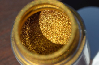Metalický pigment Porporina - zlato svetlé, 20g