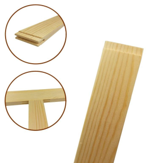 Drevená stredová lišta na blindrám - klasický profil (rôzne veľkosti)