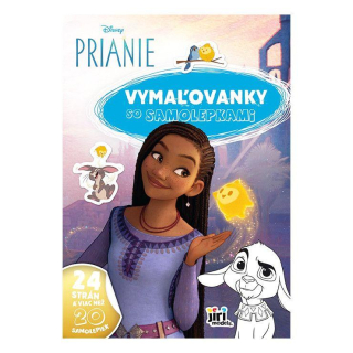 Vymaľovánky so samolepkami - Prianie