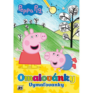 Vymaľovánky A4 - Prasiatko Peppa