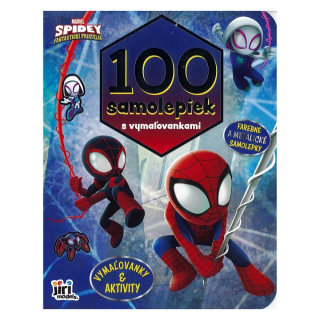 Vymaľovánky so 100 samolepkami - Marvel