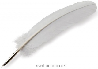 Kaligrafické perko Manuscript - biela