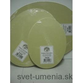 Talianske plátno na lepenke - ovál, hrúbka 3,2mm